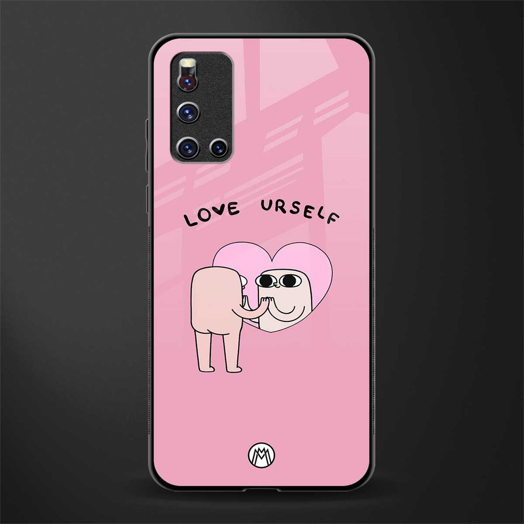 self love glass case for vivo v19 image