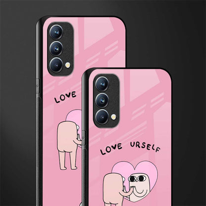 self love glass case for oppo f19 image-2