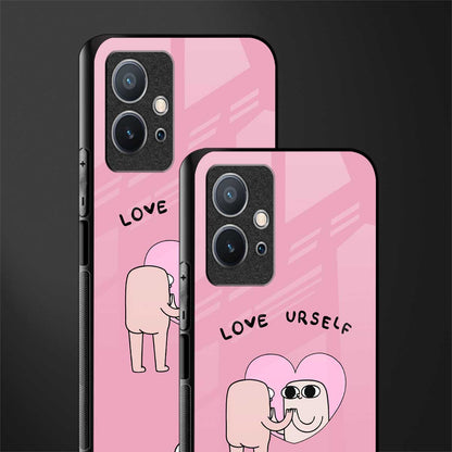 self love glass case for vivo t1 5g image-2