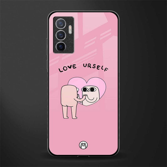 self love glass case for vivo v23e image