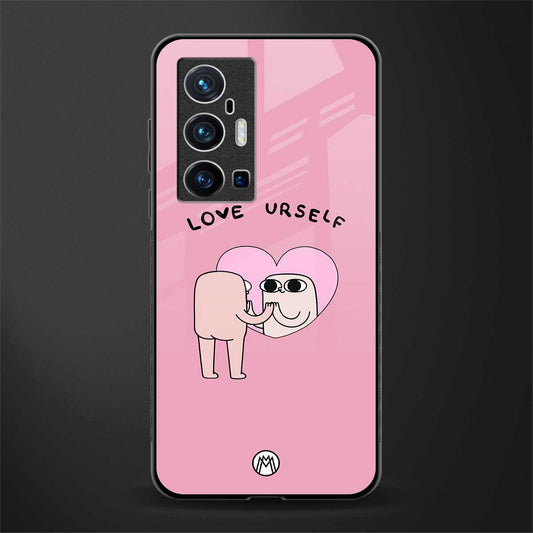 self love glass case for vivo x70 pro plus image