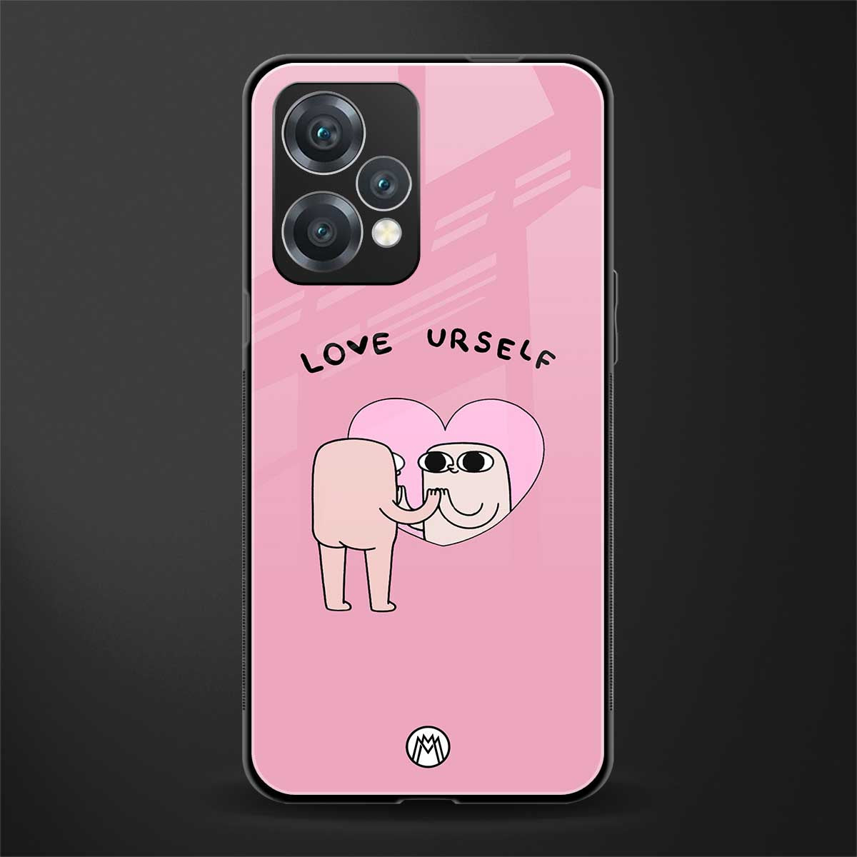 self love back phone cover | glass case for realme 9 pro 5g