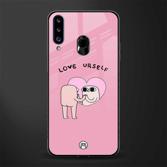 self love glass case for samsung galaxy a20s image