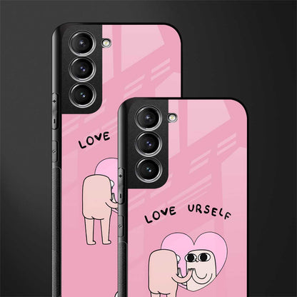 self love glass case for samsung galaxy s21 fe 5g image-2