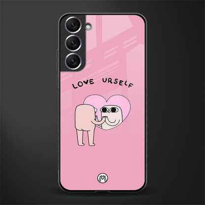 self love glass case for samsung galaxy s21 plus image