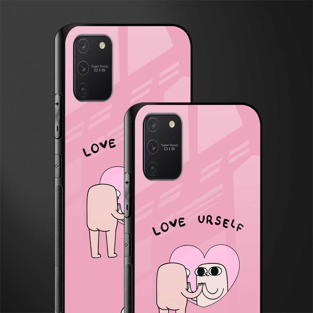 self love glass case for samsung galaxy a91 image-2