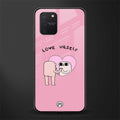self love glass case for samsung galaxy a91 image
