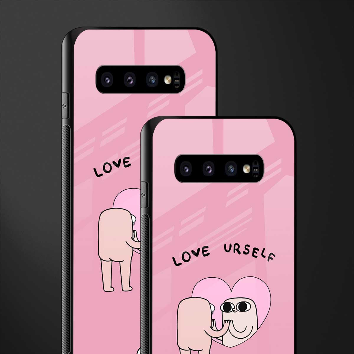 self love glass case for samsung galaxy s10 plus image-2