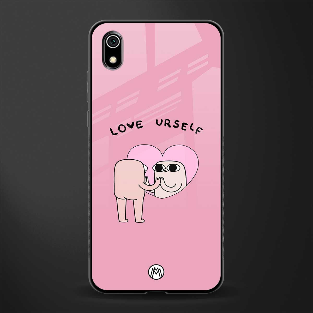 self love glass case for redmi 7a image