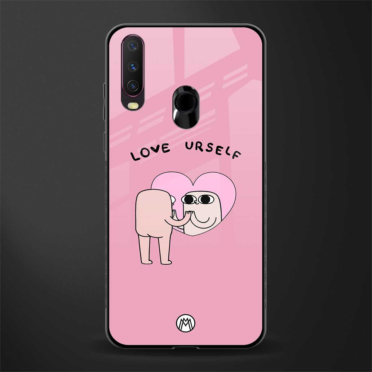 self love glass case for vivo y15 image