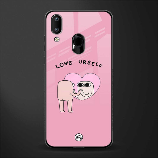 self love glass case for vivo y91 image