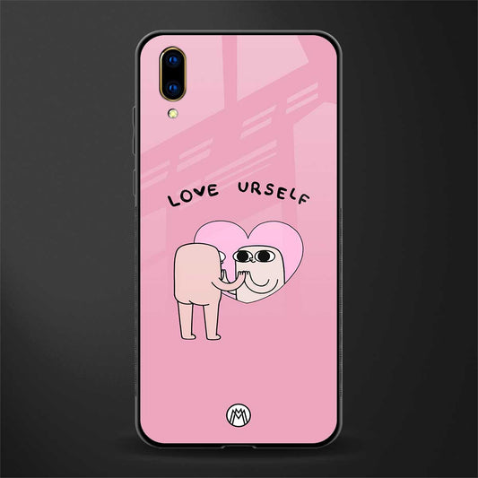 self love glass case for vivo v11 pro image