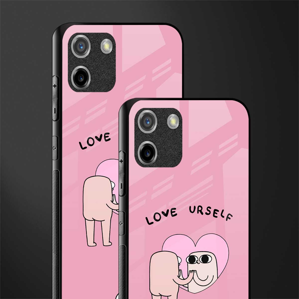 self love glass case for realme c11 image-2