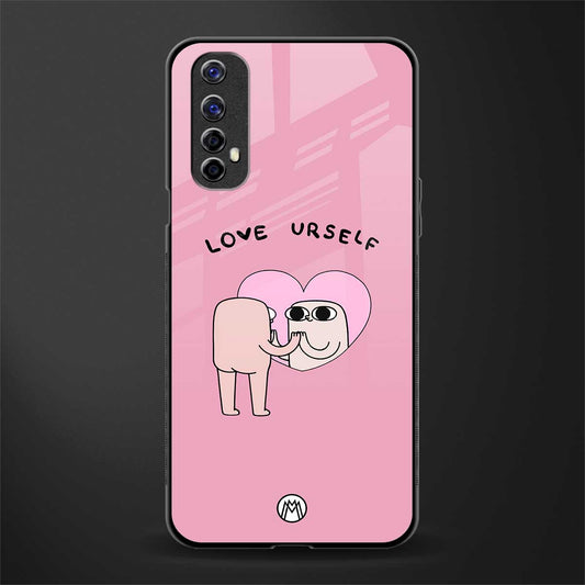 self love glass case for realme 7 image