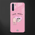 self love glass case for oppo f15 image
