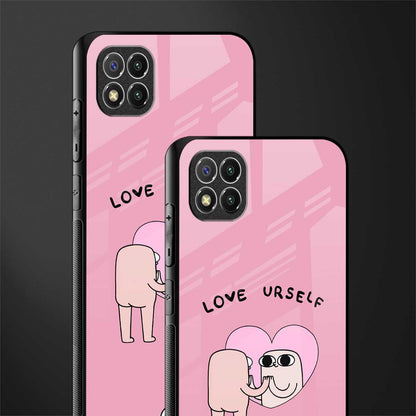 self love glass case for poco c3 image-2