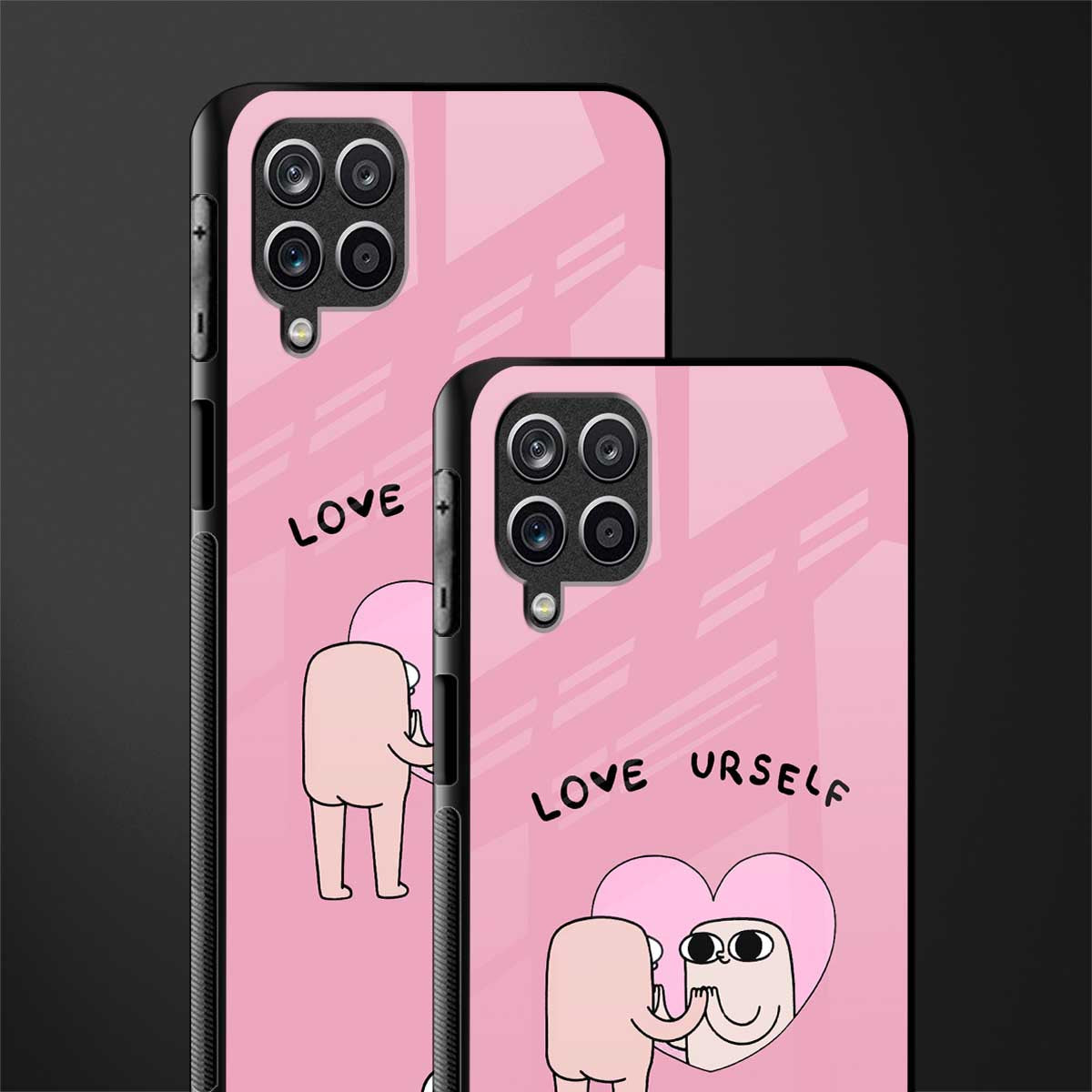 self love glass case for samsung galaxy m12 image-2