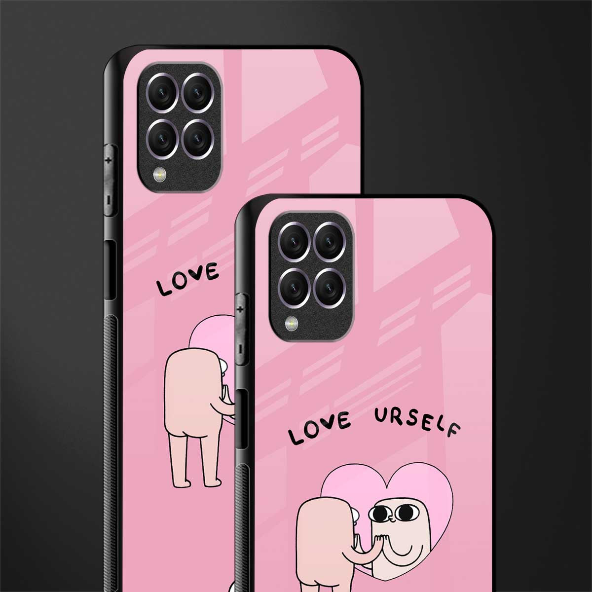 self love glass case for samsung galaxy f62 image-2