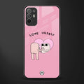 self love glass case for oppo f19 pro plus image
