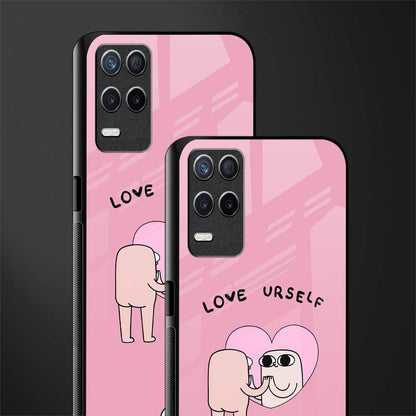 self love glass case for realme 8 5g image-2