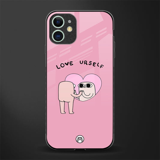 self love glass case for iphone 12 mini image
