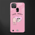 self love glass case for realme c21 image