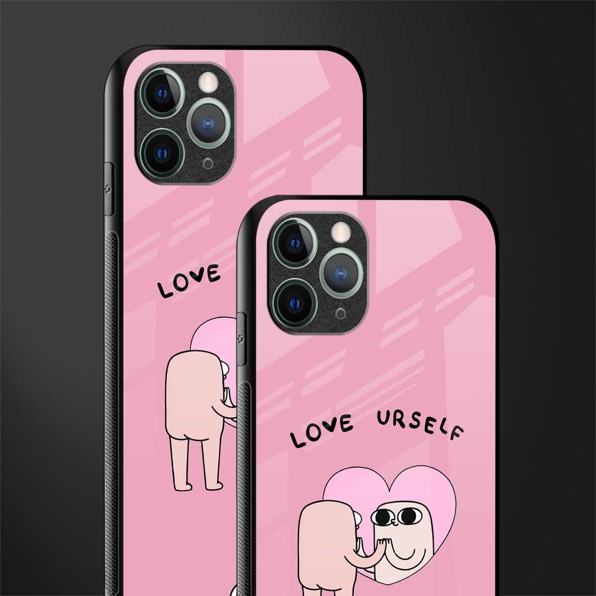 self love glass case for iphone 11 pro max image-2