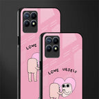 self love glass case for realme 8i image-2