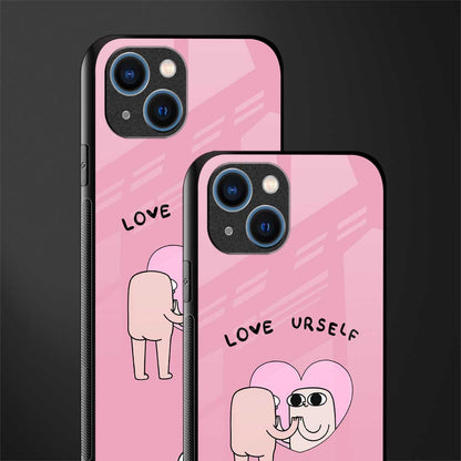 self love glass case for iphone 13 image-2