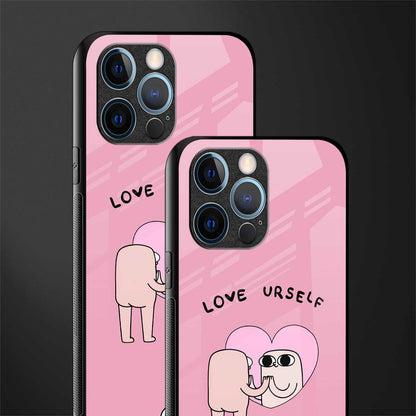 self love glass case for iphone 12 pro image-2