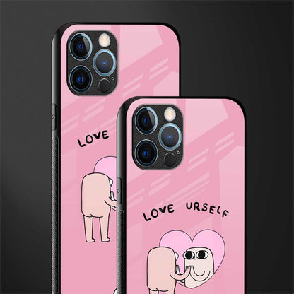 self love glass case for iphone 12 pro max image-2