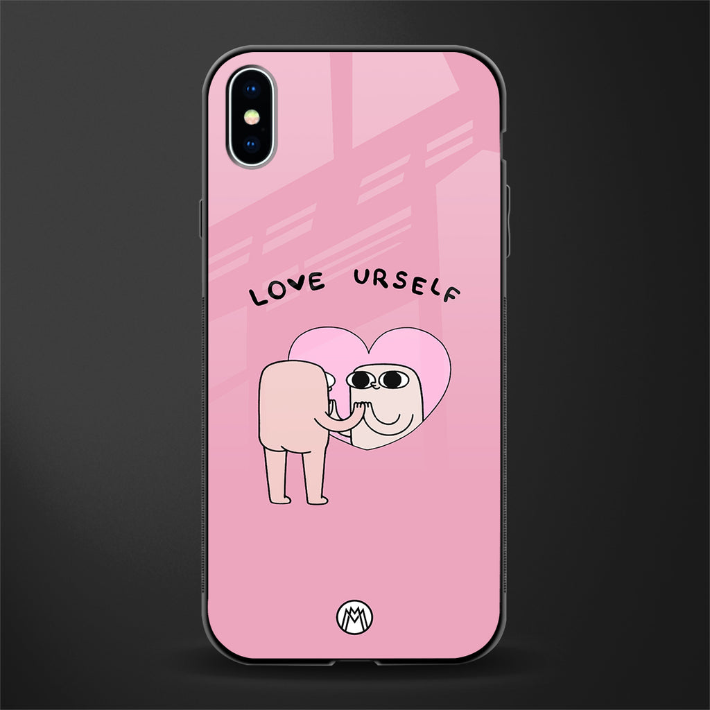 self love glass case for iphone xs max image