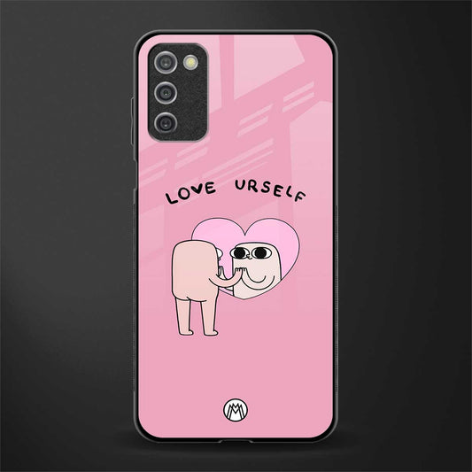 self love glass case for samsung galaxy a03s image