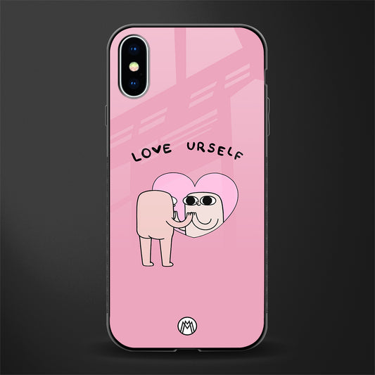 self love glass case for iphone xs image