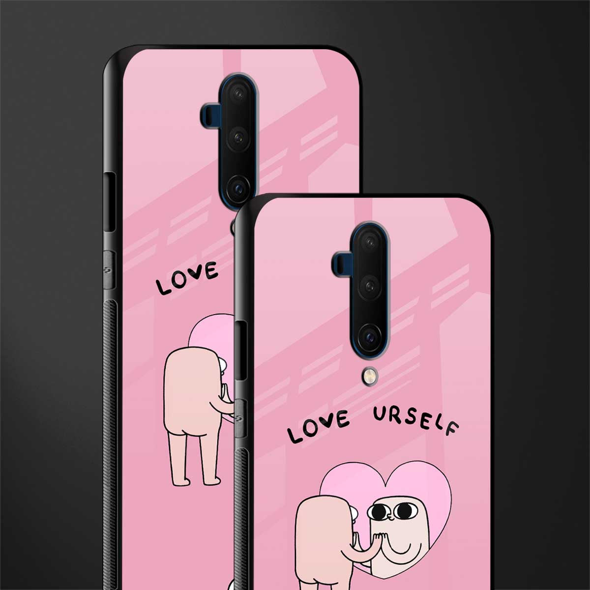 self love glass case for oneplus 7t pro image-2