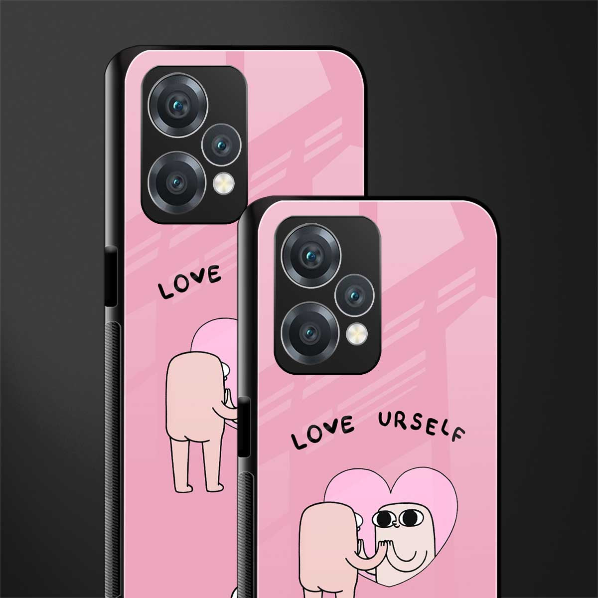 self love back phone cover | glass case for oneplus nord ce 2 lite 5g