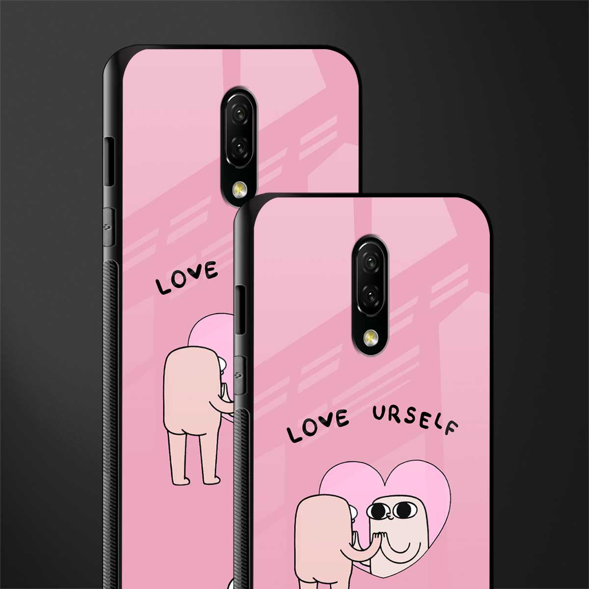 self love glass case for oneplus 7 image-2
