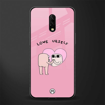 self love glass case for oneplus 7 image