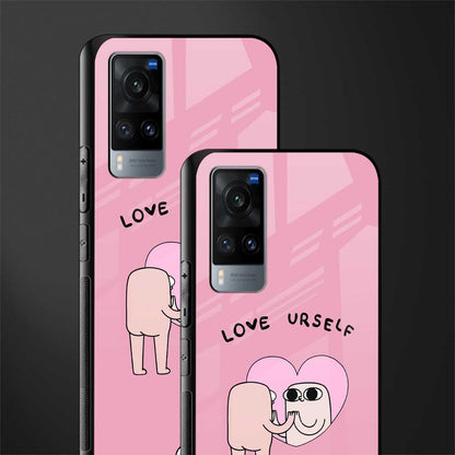 self love glass case for vivo x60 image-2