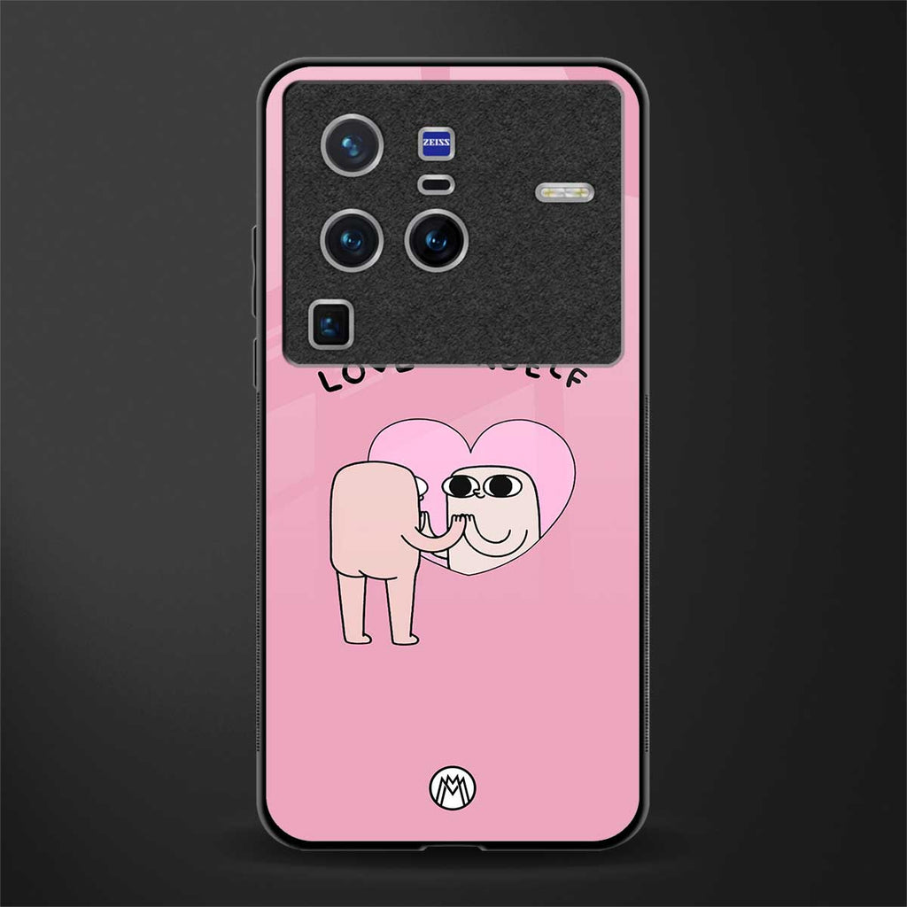 self love glass case for vivo x80 pro 5g image