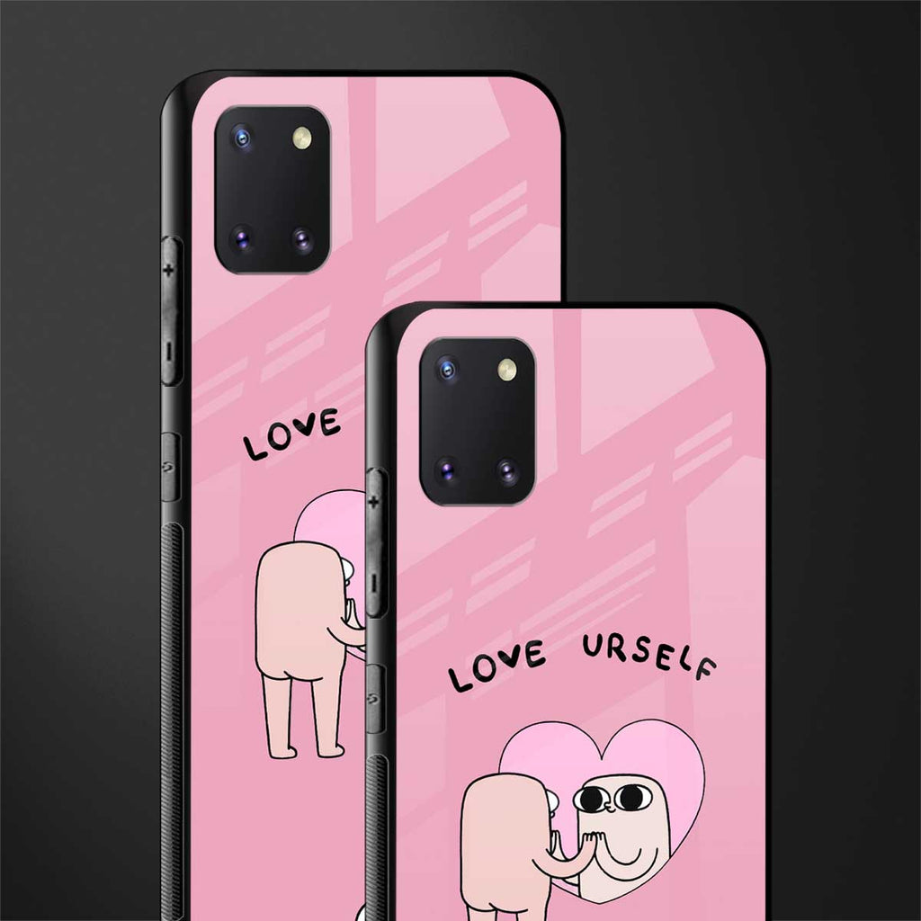 self love glass case for samsung galaxy note 10 lite image-2