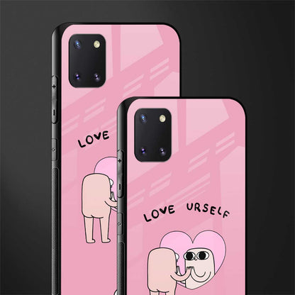 self love glass case for samsung a81 image-2