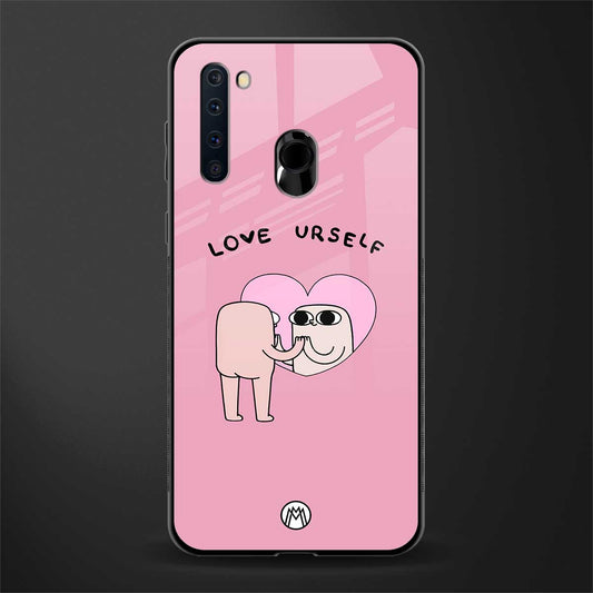 self love glass case for samsung a21 image