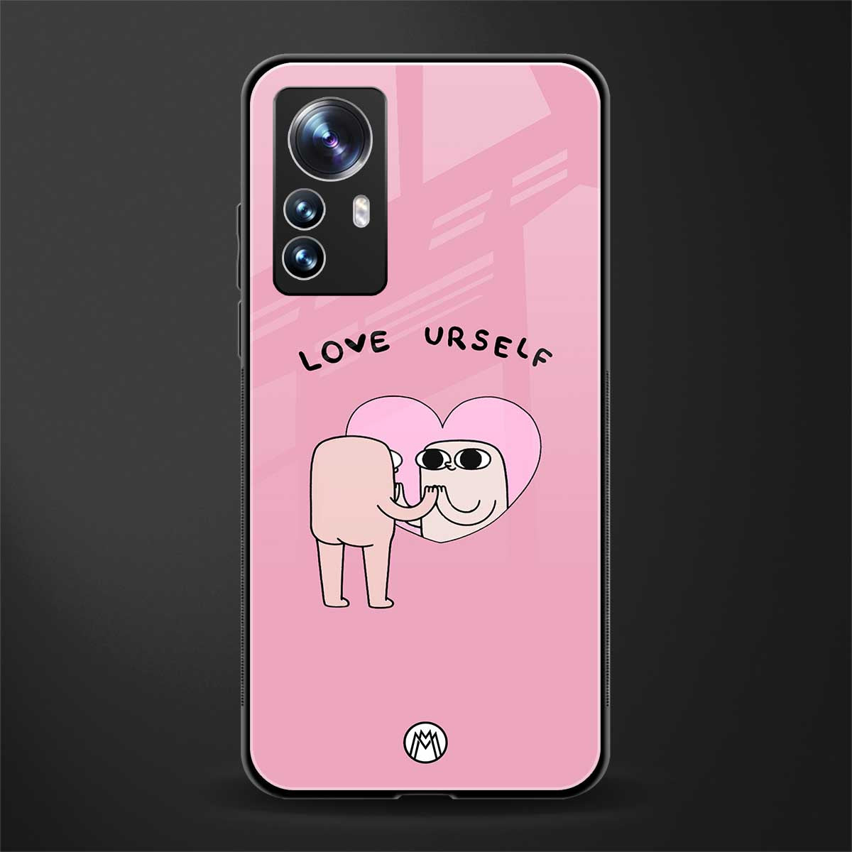 self love back phone cover | glass case for xiaomi 12 pro