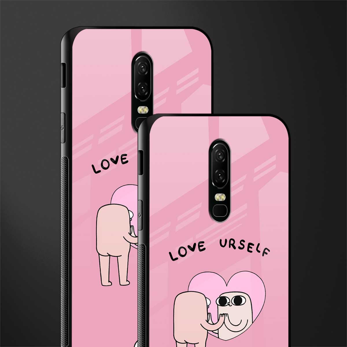 self love glass case for oneplus 6 image-2