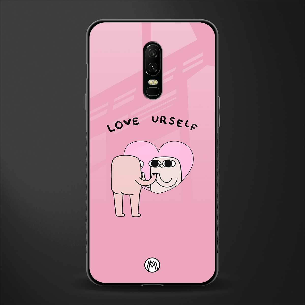 self love glass case for oneplus 6 image