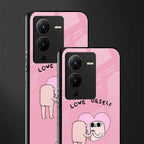 self love back phone cover | glass case for vivo v25 pro 5g