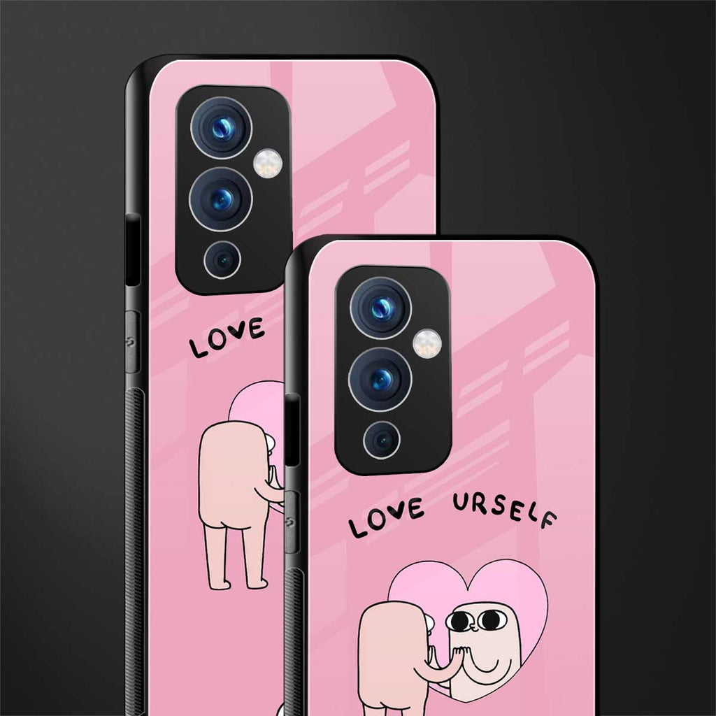 self love back phone cover | glass case for oneplus 9