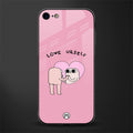 self love glass case for iphone 7 image
