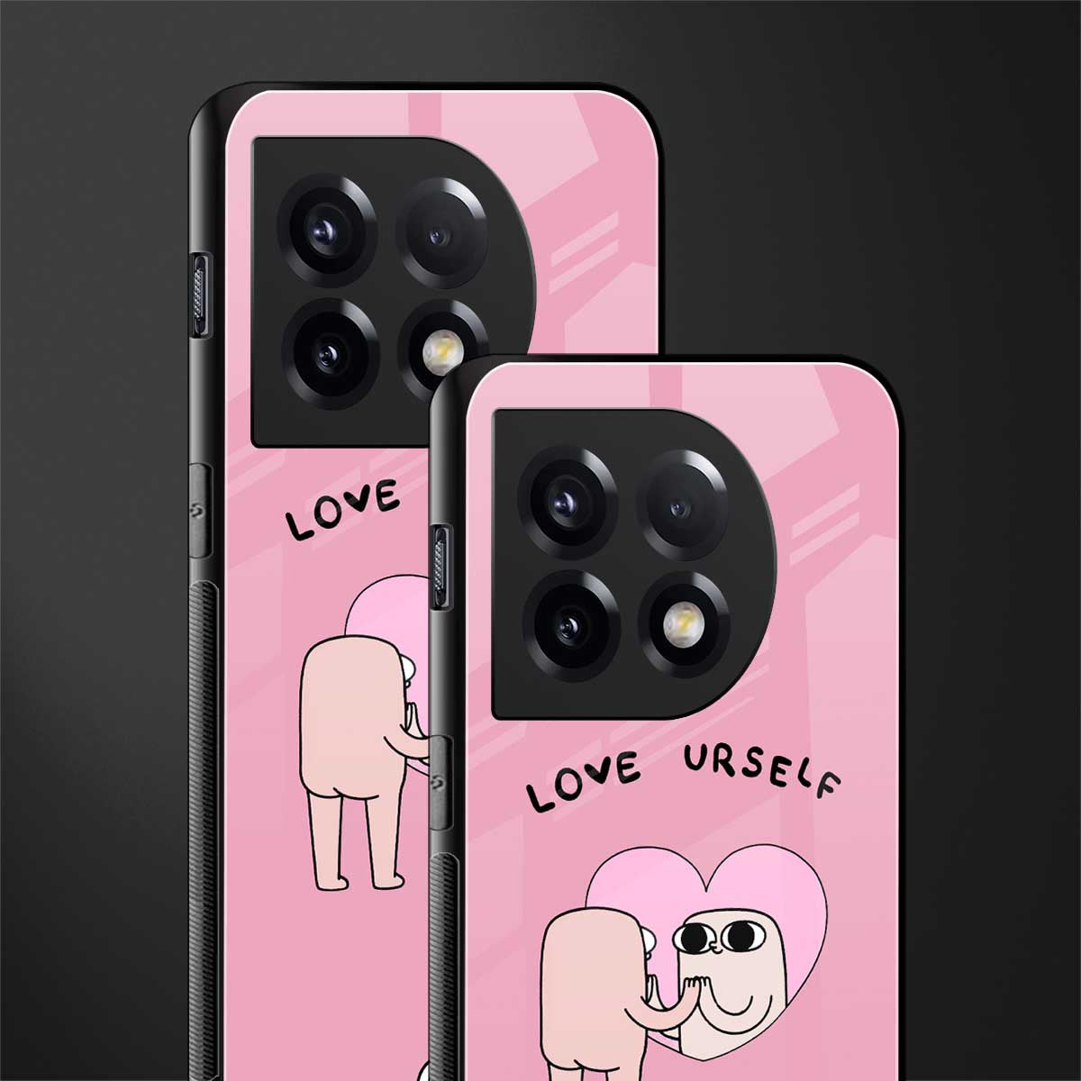self love back phone cover | glass case for oneplus 11